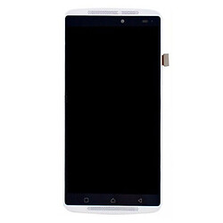 Дисплей (экран) Lenovo Vibe X3, Original (PRC), С сенсорным стеклом, С рамкой, Белый