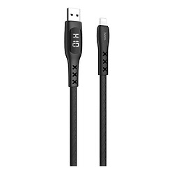 USB кабель Hoco S6 Sentinel Apple iPhone SE 2022 / iPhone 14 Pro Max / iPhone 14 Plus / iPhone 14 Pro / iPhone 14 / iPhone 13 Pro / iPhone 13 Mini / iPhone 13 / iPhone 13 Pro Max / iPhone 12 Mini / iPhone 12 Pro Max, Lightning, 1.0 м., Чорний