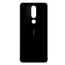 Задня кришка Nokia 5.1 Plus / X5 2018, High quality, Чорний