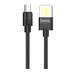 USB кабель Hoco U55 Outstanding, MicroUSB, 1.0 м., Чорний