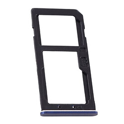 Держатель SIM карты Nokia 6 Dual Sim, С разъемом на карту памяти, Синий