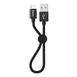 USB кабель Hoco X35 Premium Charging, MicroUSB, 0.25 м., Чорний