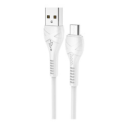USB кабель Hoco X37 Cool Power, MicroUSB, 1.0 м., Белый