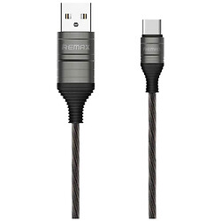 USB кабель Remax RC-130a EL Data Luminous Ultimate, Original, Type-C, 1.0 м., Черный