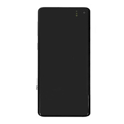 Дисплей (екран) Samsung G973 Galaxy S10, З сенсорним склом, З рамкою, Amoled, Білий