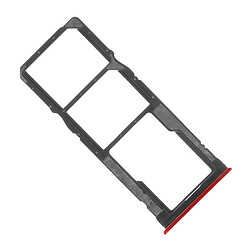 Держатель SIM карты Xiaomi Redmi 7, С разъемом на карту памяти, Красный