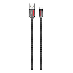 USB кабель Hoco U74 Grand, MicroUSB, 1.0 м., Чорний