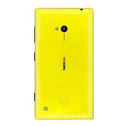 Задня кришка Nokia Lumia 720, High quality, Жовтий