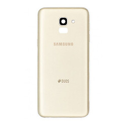 Задня кришка Samsung J600 Galaxy J6, High quality, Золотий