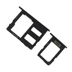 Тримач SIM картки Samsung J600 Galaxy J6 / J810 Galaxy J8, З роз'ємом на карту пам'яті, Чорний