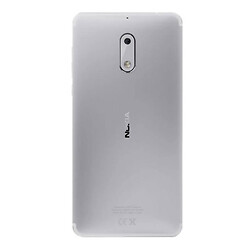 Задняя крышка Nokia 6 Dual Sim, High quality, Серебряный