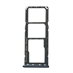 Тримач SIM картки Samsung A750 Galaxy A7, З роз'ємом на карту пам'яті, Чорний