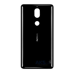 Задня кришка Nokia 7 Dual Sim, High quality, Чорний