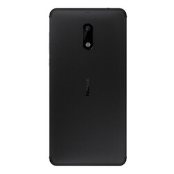 Задня кришка Nokia 6 Dual Sim, High quality, Чорний