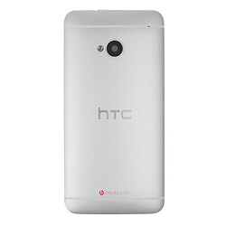 Задня кришка HTC 801e One M7 / 801n One M7, High quality, Срібний