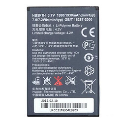 Аккумулятор Huawei Ascend U8860 Honor, Original, HB5F1H