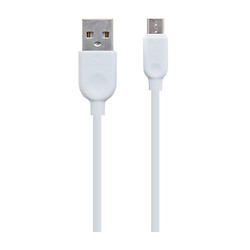 USB кабель Borofone BX14, MicroUSB, 2.0 м., Белый