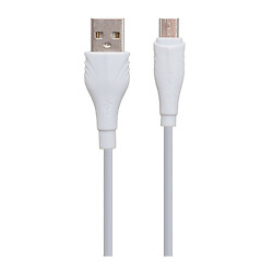 USB кабель Borofone BX18, MicroUSB, 2.0 м., Белый