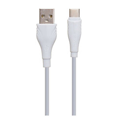 USB кабель Borofone BX18, Type-C, 1.0 м., Білий