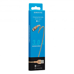 USB кабель Borofone BX21, Type-C, Золотой - № 2