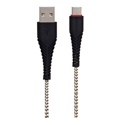 USB кабель Borofone BX25 Powerful, Type-C, 1.0 м., Черный