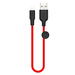 USB кабель Hoco X21 Plus Silicone Apple iPhone 15 Plus / iPhone 15 Pro Max / iPhone 15 / iPhone 15 Pro / iPhone SE 2022 / iPhone 14 Pro Max / iPhone 14 Plus / iPhone 14 Pro / iPhone 14 / iPhone 13 Pro / iPhone 13 Mini, Lightning, 0.25 м., Черный