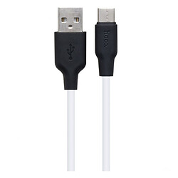 USB кабель Hoco X21 Plus Silicone, Type-C, 0.25 м., Чорний