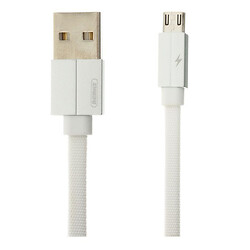 USB кабель Remax RC-094m Kerolla, Original, MicroUSB, 1.0 м., Белый
