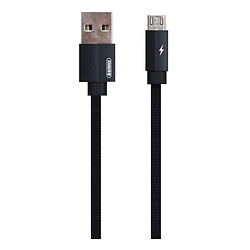 USB кабель Remax RC-094m Kerolla, MicroUSB, Original, 2.0 м., Чорний