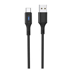 USB кабель Hoco U79 Admirable Smart Power, Type-C, 1.2 м., Чорний