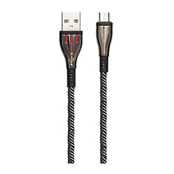 USB кабель Borofone BU23 Highway, MicroUSB, 1.2 м., Сірий