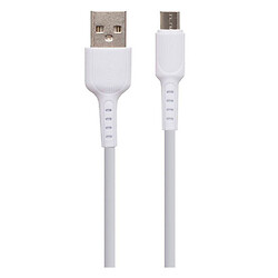 USB кабель Borofone BX16, MicroUSB, 1.0 м., Білий