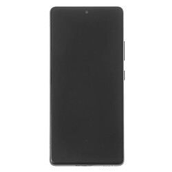 Дисплей (екран) Samsung G770 Galaxy S10 Lite, З сенсорним склом, З рамкою, Super Amoled, Чорний
