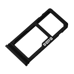 Держатель SIM карты Nokia 8 Dual Sim, С разъемом на карту памяти, Черный