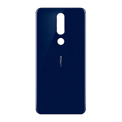 Задняя крышка Nokia 5.1 Plus / X5 2018, High quality, Синий