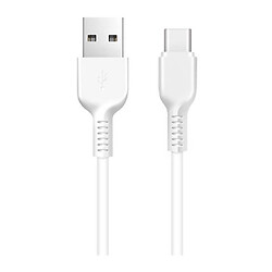 USB кабель Hoco X20 Flash, Type-C, 1.0 м., Белый