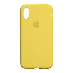 Чохол (накладка) Apple iPhone XS Max, Original Soft Case, Жовтий
