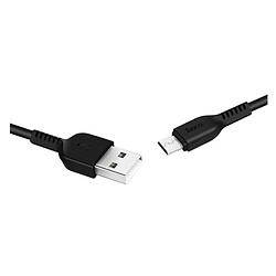 USB кабель Hoco X20 Flash, MicroUSB, 1.0 м., Чорний