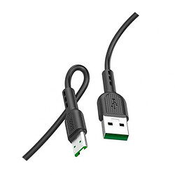 USB кабель Hoco X33 Surge, MicroUSB, 1.0 м., Чорний