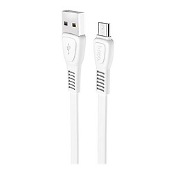 USB кабель Hoco X40 Noah, MicroUSB, 1.0 м., Білий