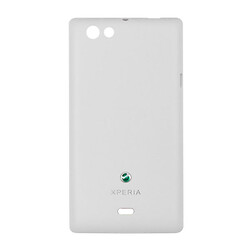 Задня кришка Sony ST23i Xperia Miro, High quality, Білий