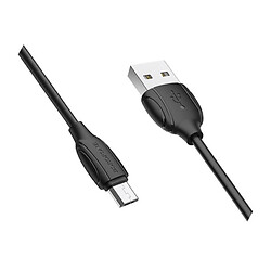 USB кабель Borofone BX19 Benefit, microUSB, 1.0 м., черный