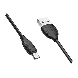 USB кабель Borofone BX19 Benefit, MicroUSB, 1.0 м., Чорний