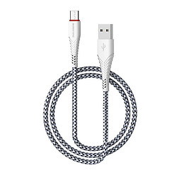 USB кабель Borofone BX25 Powerful, Type-C, 1.0 м., Білий