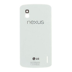 Задня кришка LG E960 Google Nexus 4, High quality, Білий