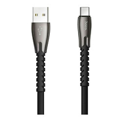 USB кабель Hoco U58 Core, Type-C, 1.2 м., Чорний