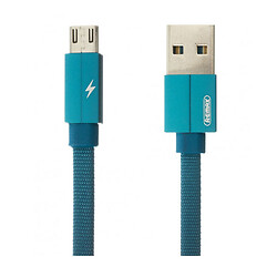 USB кабель Remax RC-094m Kerolla, MicroUSB, Original, 1.0 м., Синій