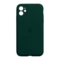 Чохол (накладка) Apple iPhone 11, Original Soft Case, Темно-зелений, Зелений