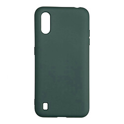 Чохол (накладка) Samsung A015 Galaxy A01 / M015 Galaxy M01, Original Soft Case, Темно-зелений, Зелений