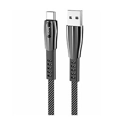 USB кабель Hoco U70 Splendor, Type-C, 1.2 м., Чорний